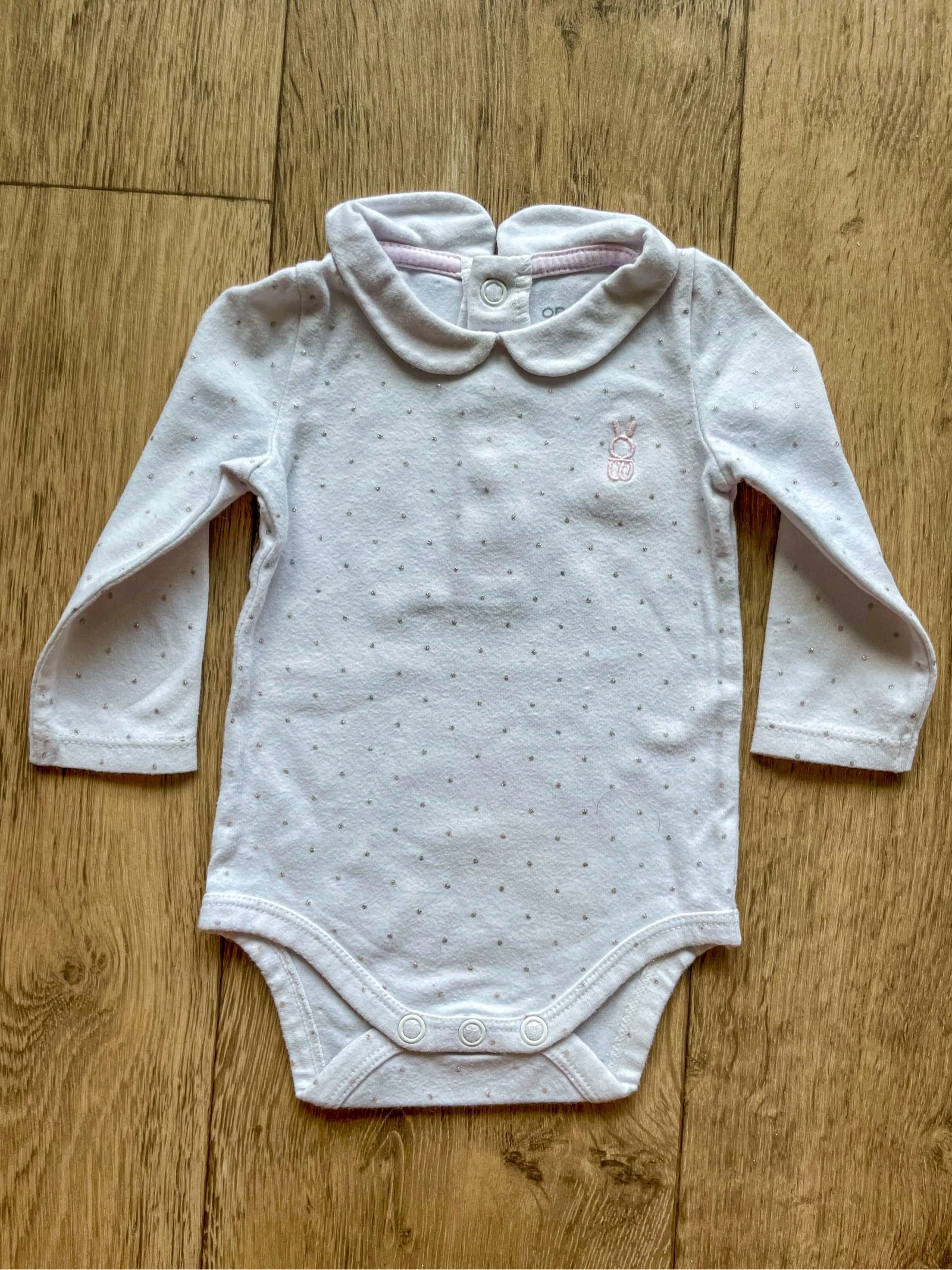 Lot of long-sleeve bodysuits for baby girls size 3 months – photo 9